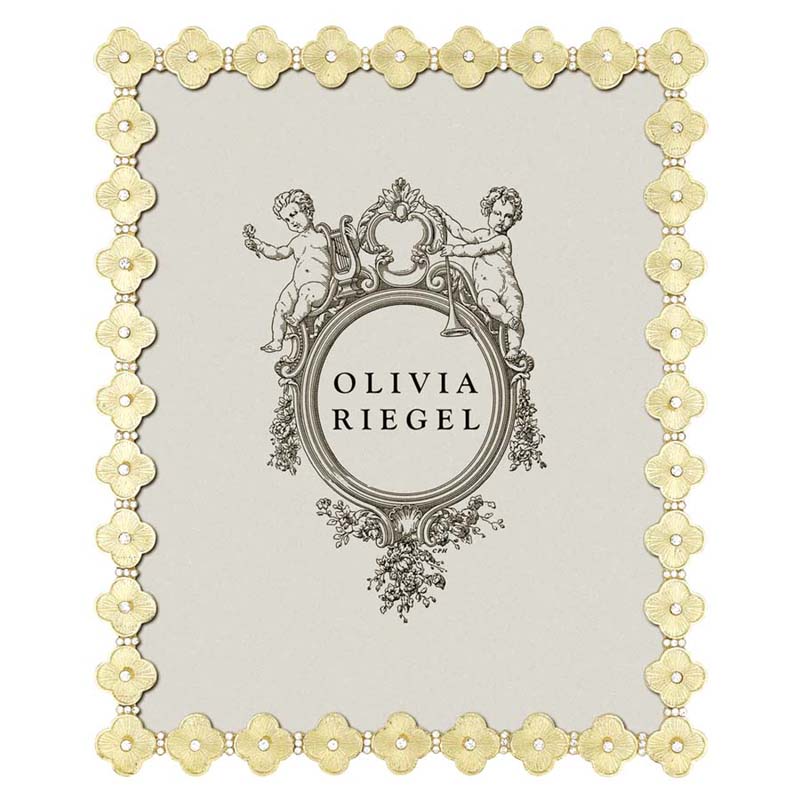 Olivia Riegel Clover Yellow Gold Pewter Frame, 8x10