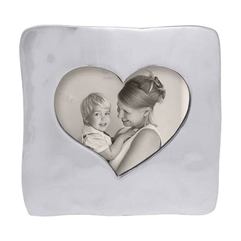 Mariposa Large Square Open Heart Frame, 8.75x8.75