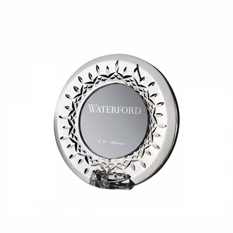 Waterford Giftology Lismore Round Mini Frame, 2.5
