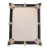Jay Strongwater Geraldine Art Deco 5x7 Frame, Black Onyx