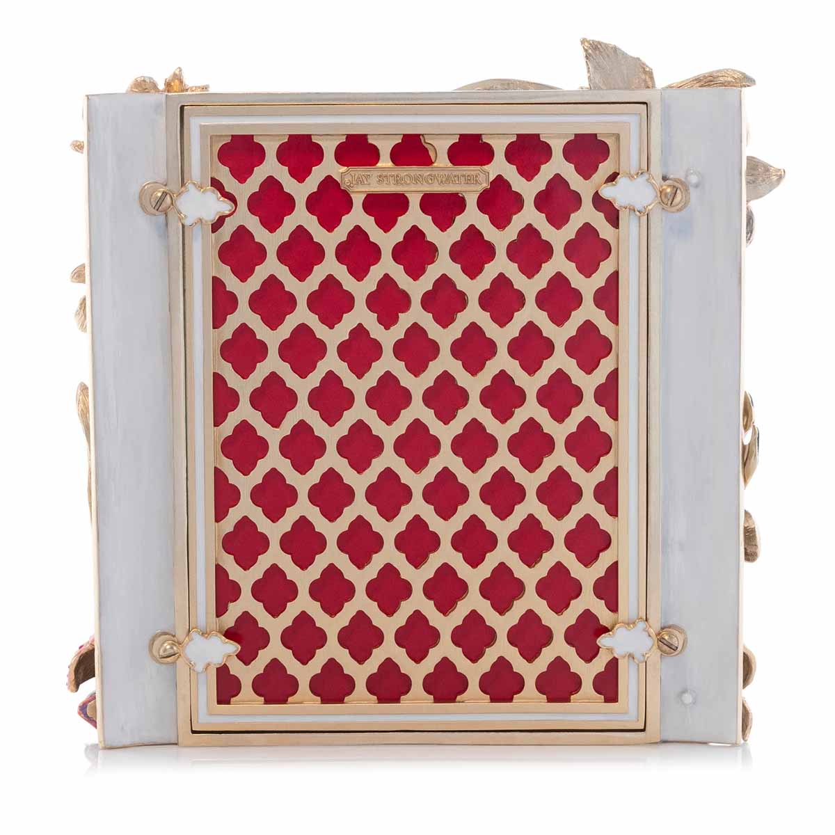 Jay Strongwater Alexi Panther 5x7 Frame, Safari