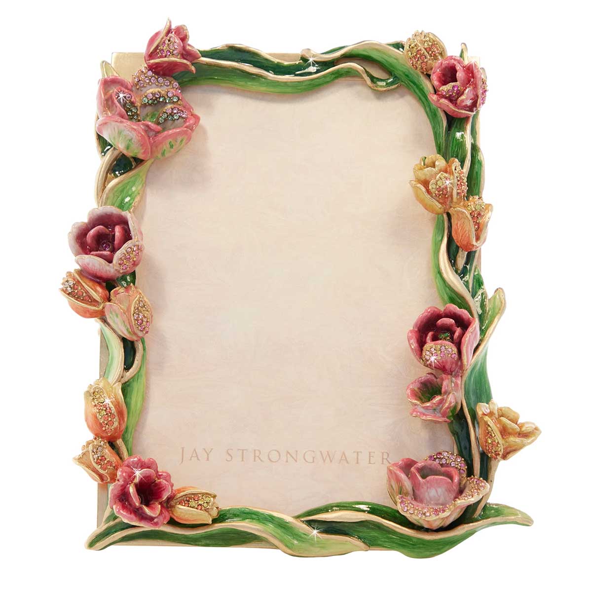 Jay Strongwater Evelyn Tulip 5x7 Frame, Bouquet SPF5893289 Borsheims