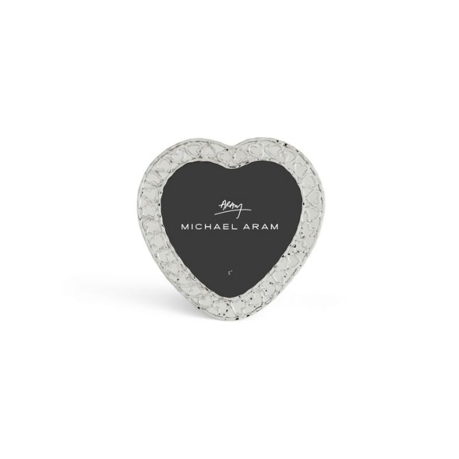 Michael Aram Heart 5" Silver Frame, 5x5