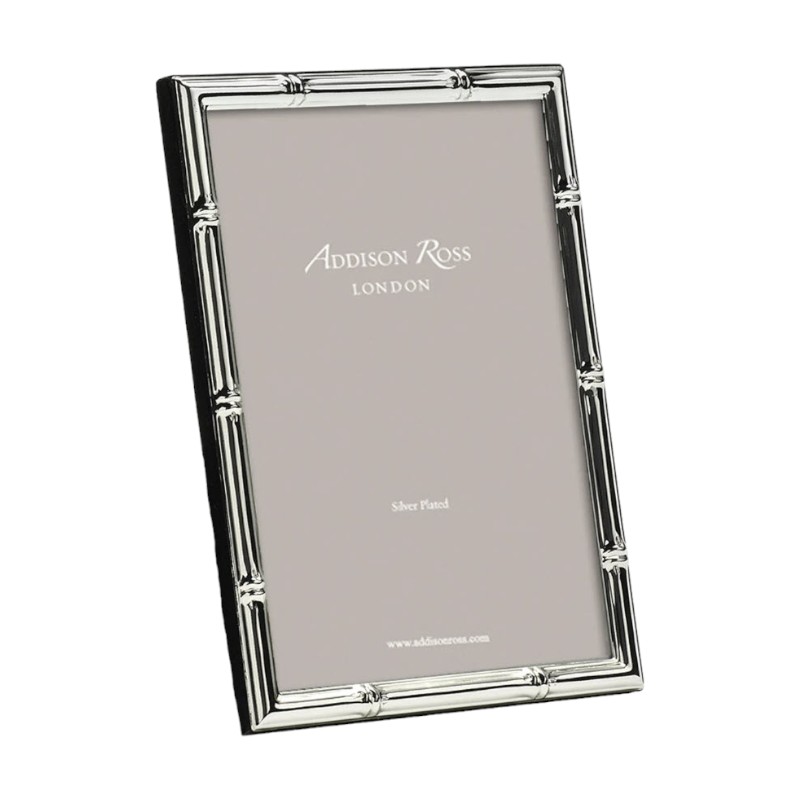 Addison Ross Bamboo Silver Plated Photo Frame, 8x10