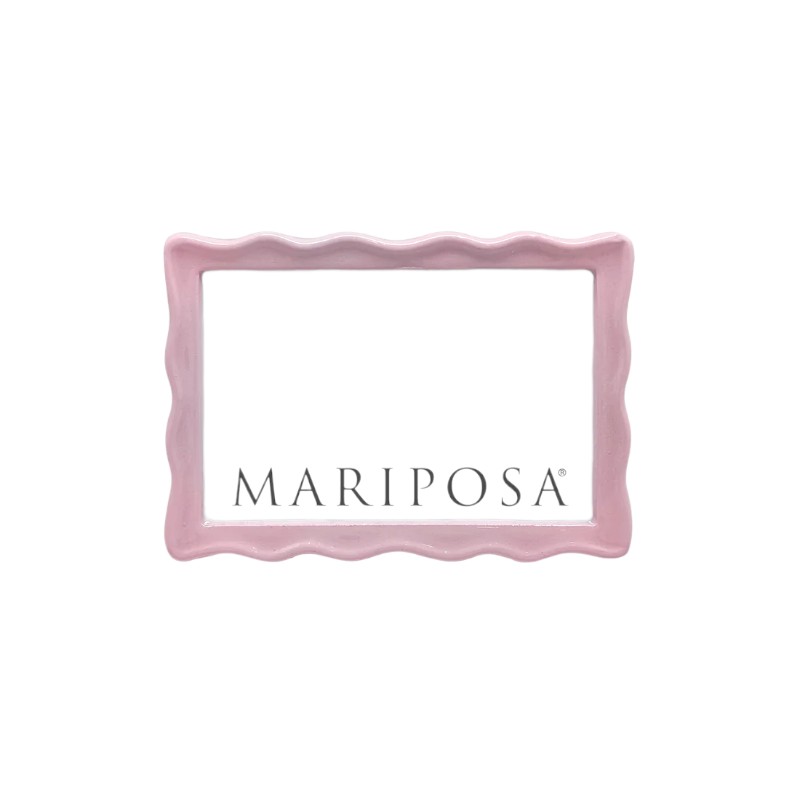 Mariposa Wavy 4x6 Frame, Pink