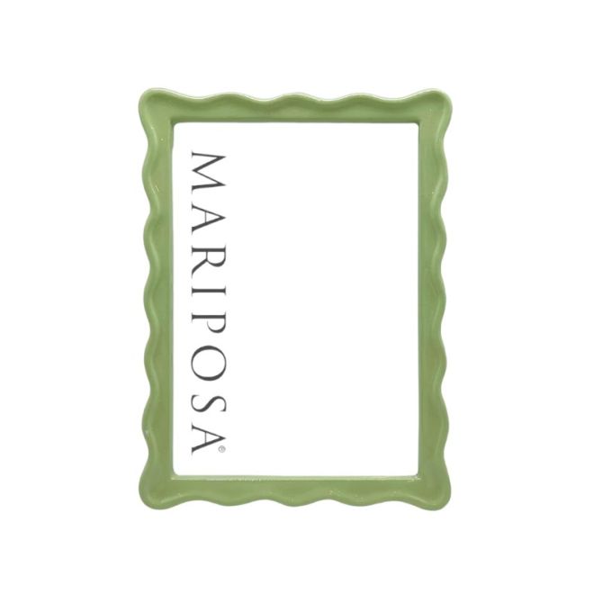 Mariposa Wavy 5x7 Frame, Green