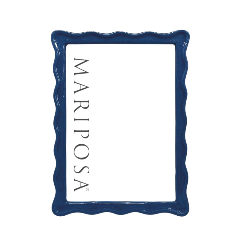 Mariposa Wavy 5x7 Frame, Blue