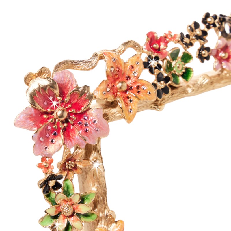 Jay Strongwater Leartes Night Bloom Frame, 4x6