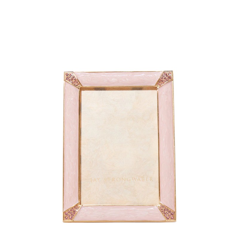Jay Strongwater Lavinia Pale Pink Frame, 4x6