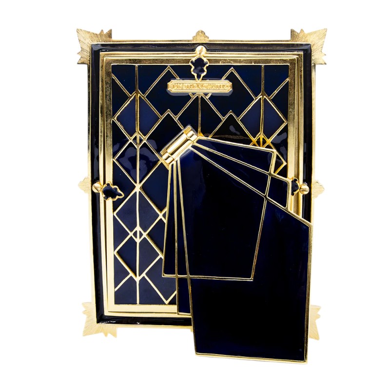 Jay Strongwater Geraldine Art Deco Delft Garden Frame, 5x7