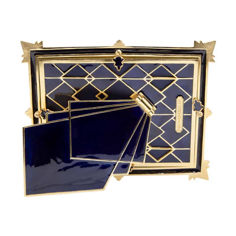 Jay Strongwater Geraldine Art Deco Delft Garden Frame, 5x7