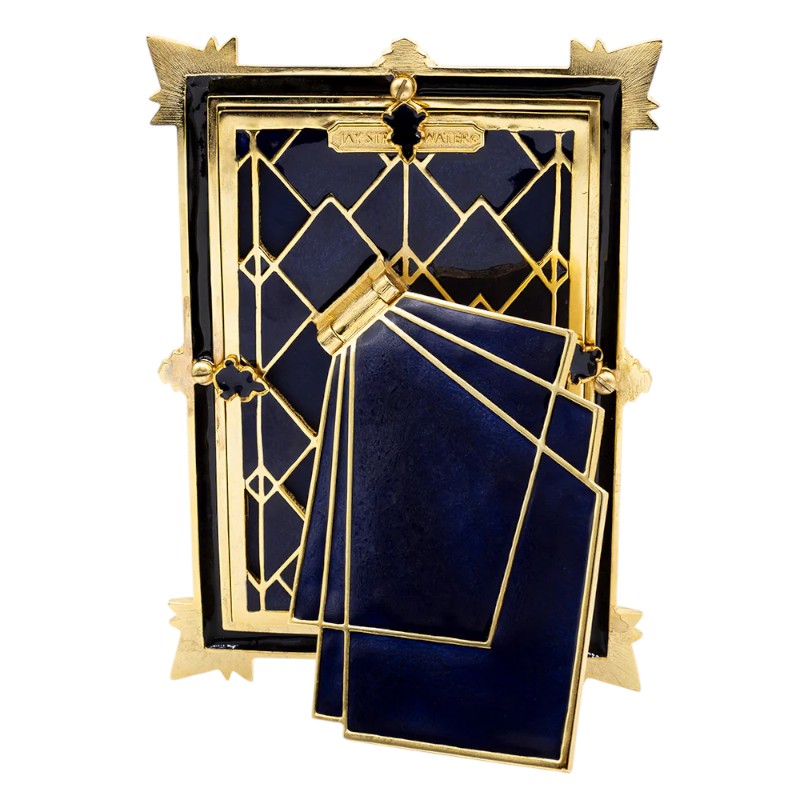 Jay Strongwater Ruth Art Deco Delft Garden Frame. 4x6