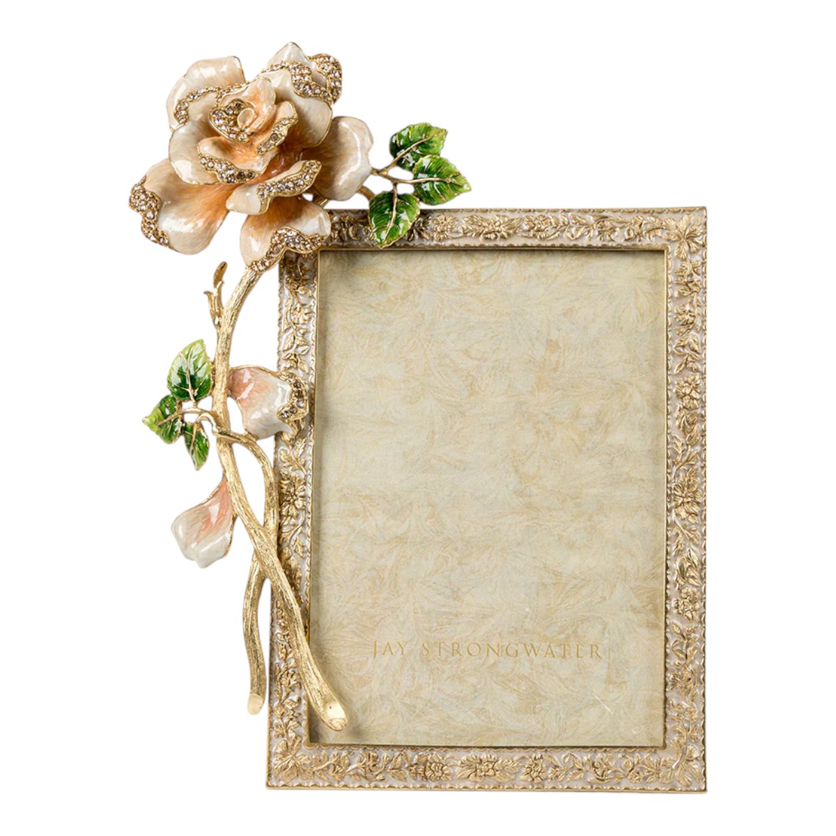 Jay Strongwater Rylee Rose Frame, 5x7