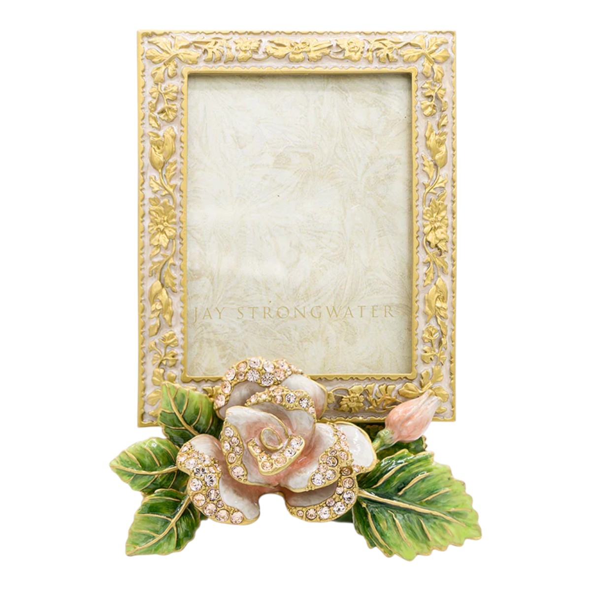 Jay Strongwater Kaylee Rose Frame, 3x4