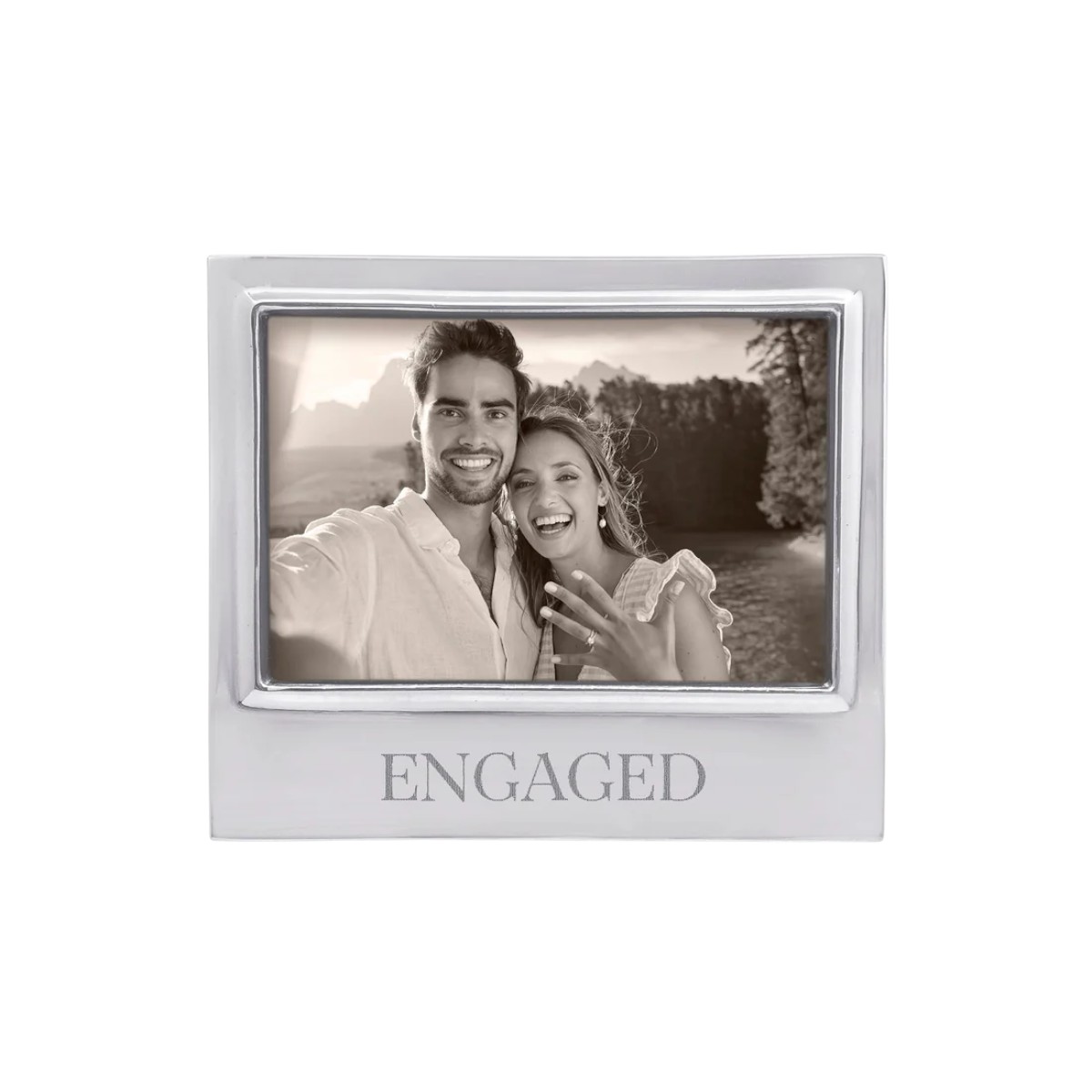 Mariposa Engaged Signature Frame, 4x6