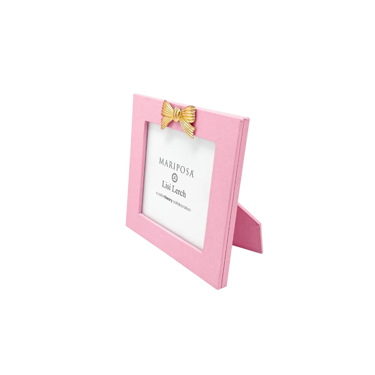 Mariposa Bow Pink Frame, 4x4