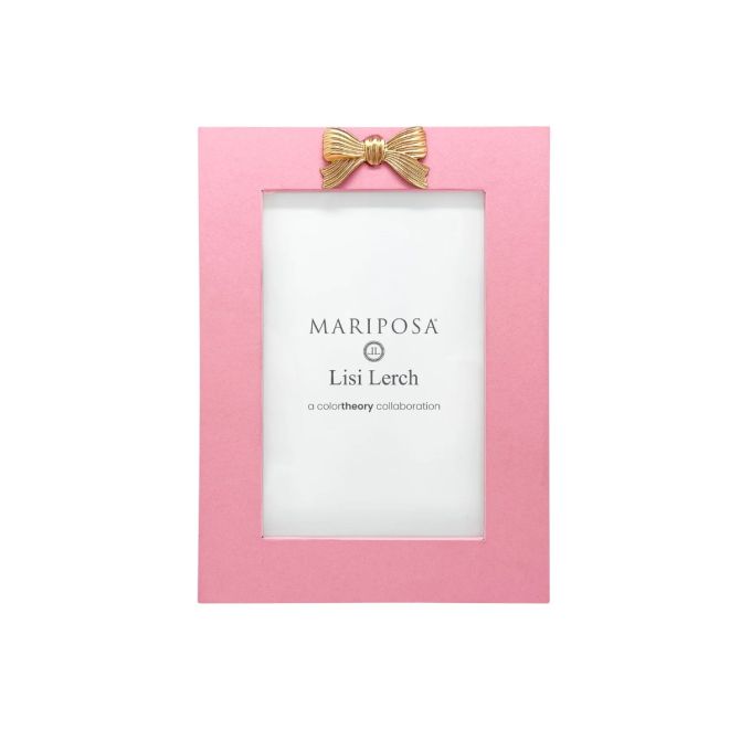 Mariposa Bow Pink Frame, 4x6