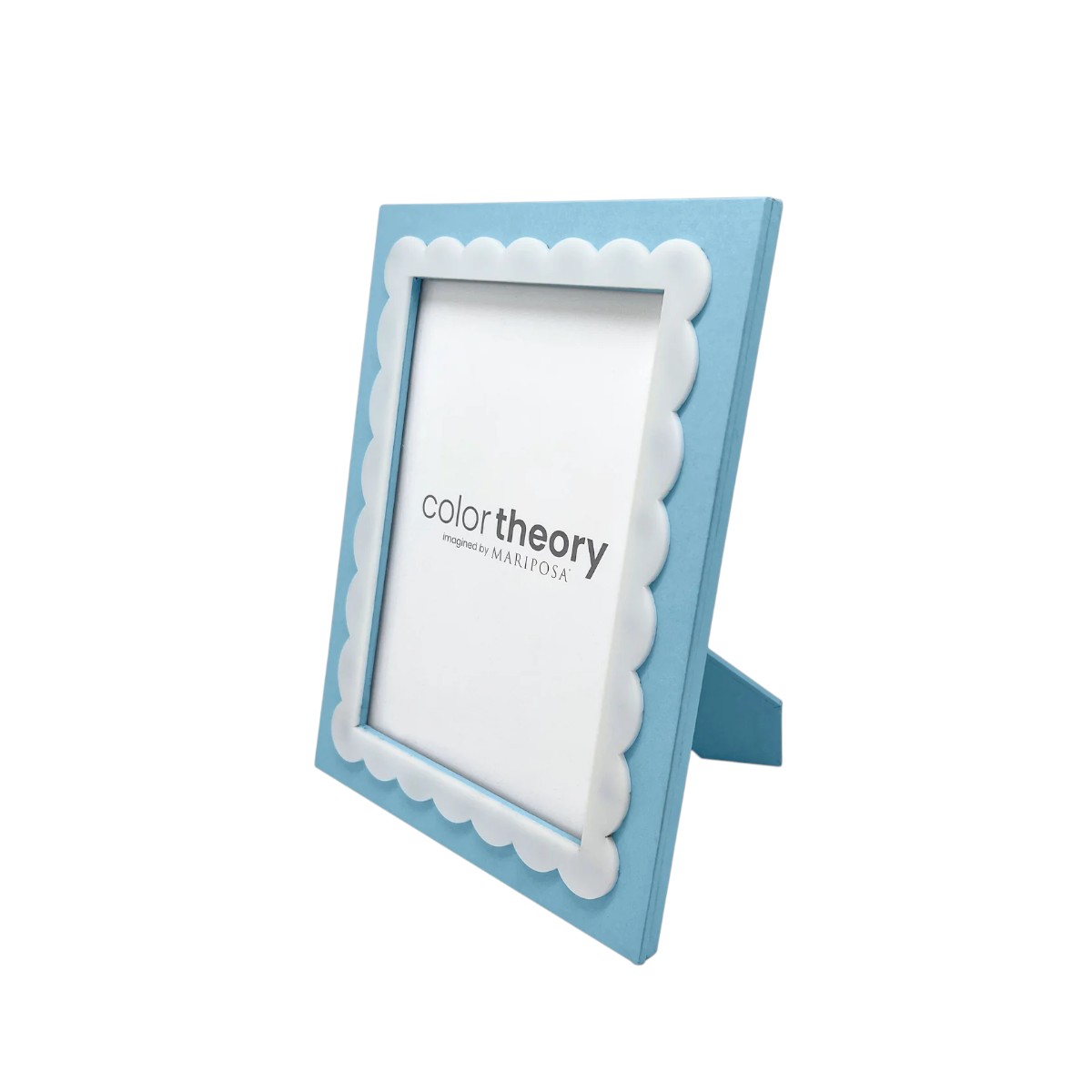 Mariposa Periwinkle Blue Scallop Frame, 5x7