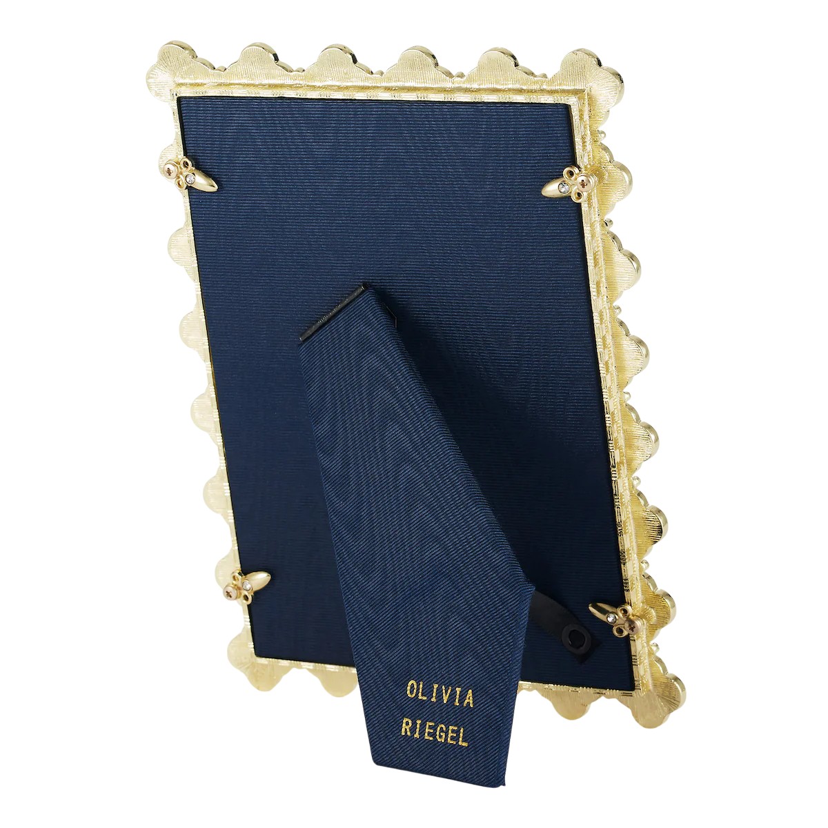 Olivia Riegel Gold Clover Capri Picture Frame, 4x6