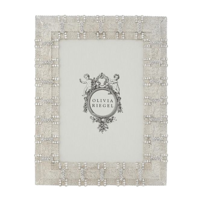 Olivia Riegel Silver Carlyle Picture Frame, 5x7