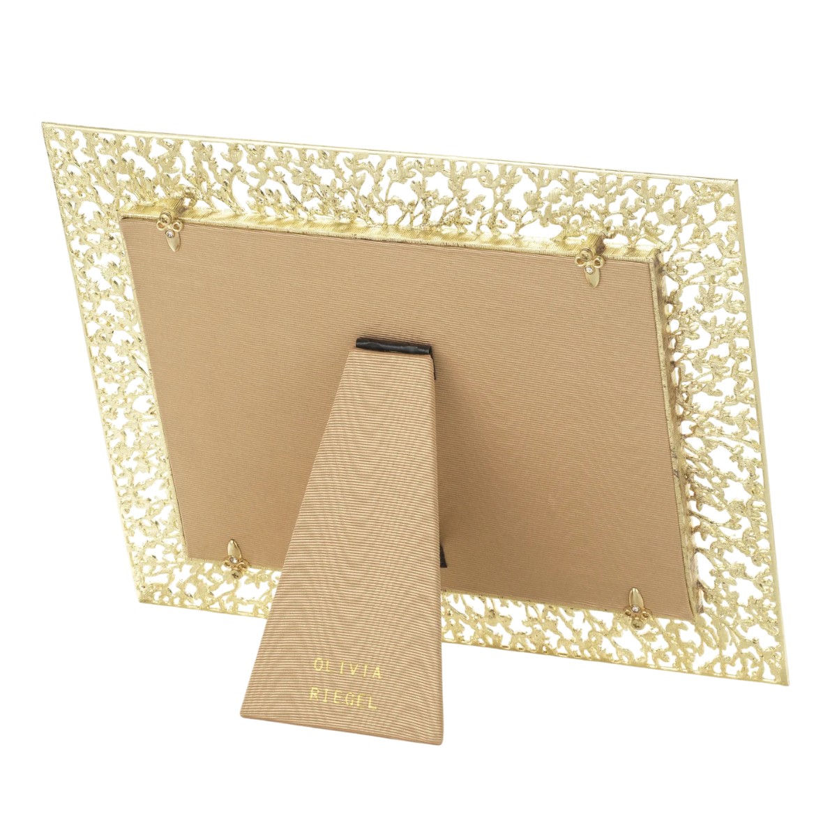 Olivia Riegel Gold Isadora Double Picture Frame, 4x6