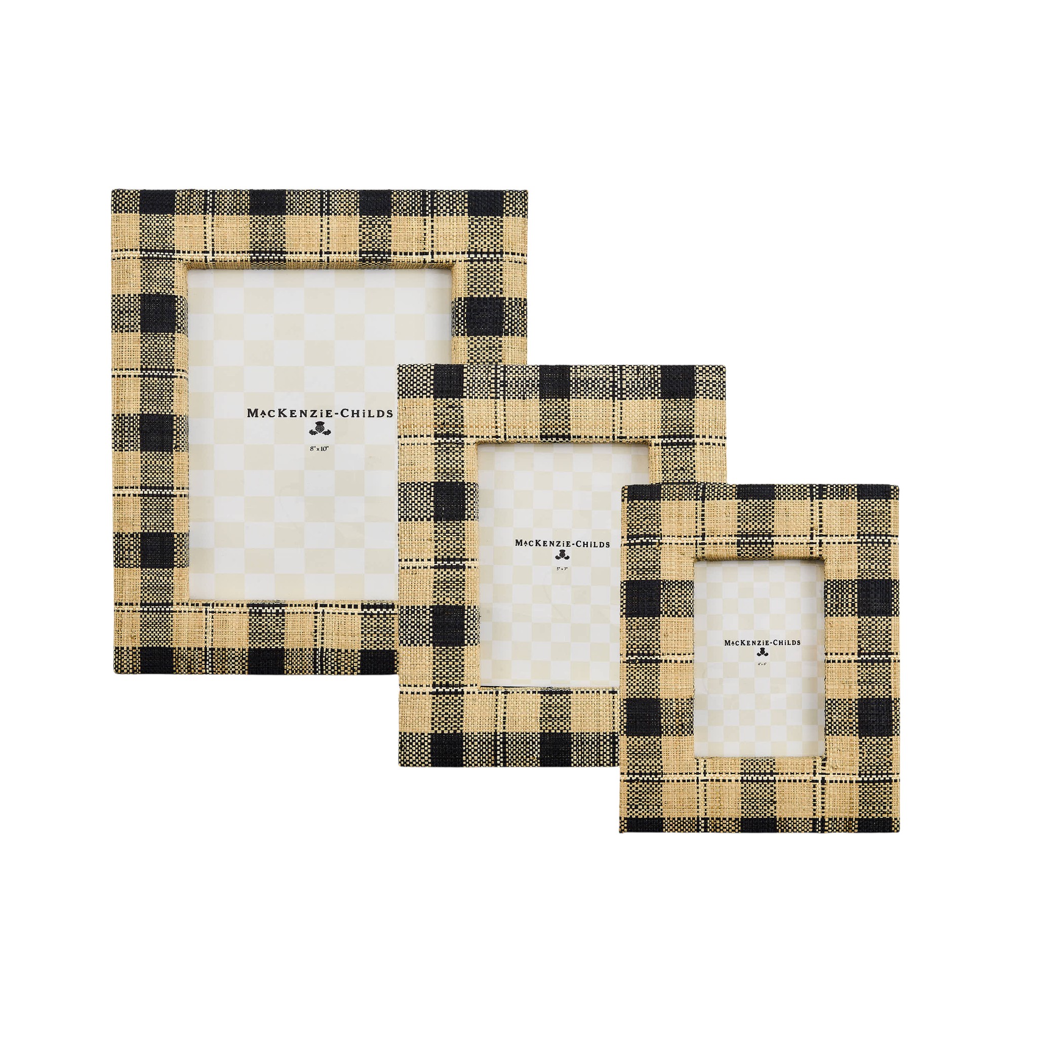 MacKenzie-Childs Mad For Plaid Frame, 5x7