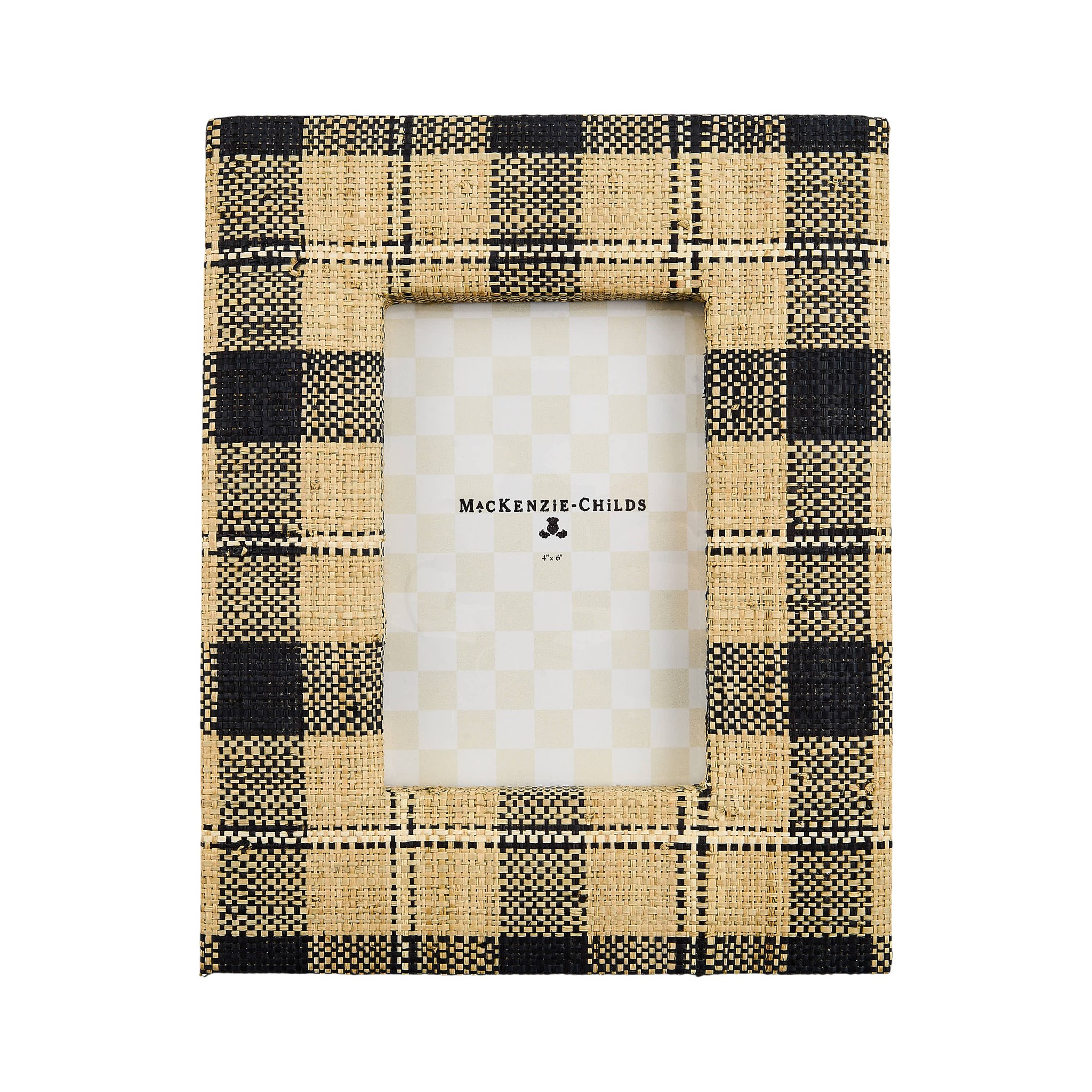 MacKenzie-Childs Mad For Plaid Frame, 4x6