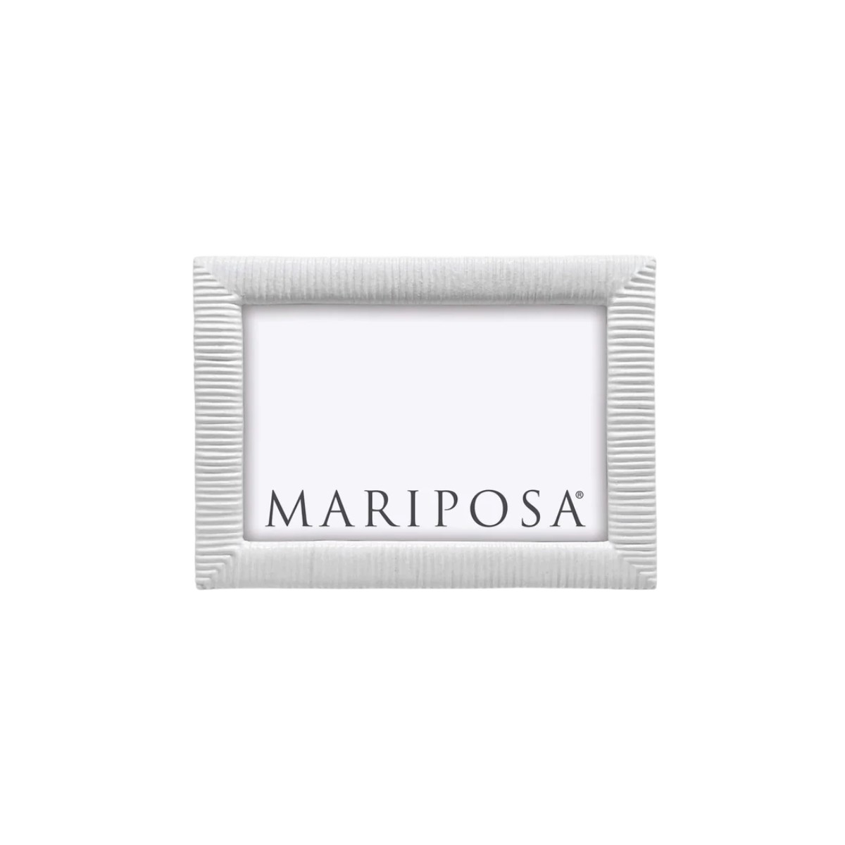 Mariposa Woven White Frame, 4x6