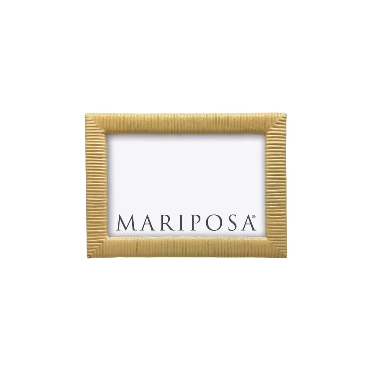 Mariposa Woven Yellow Frame, 4x6