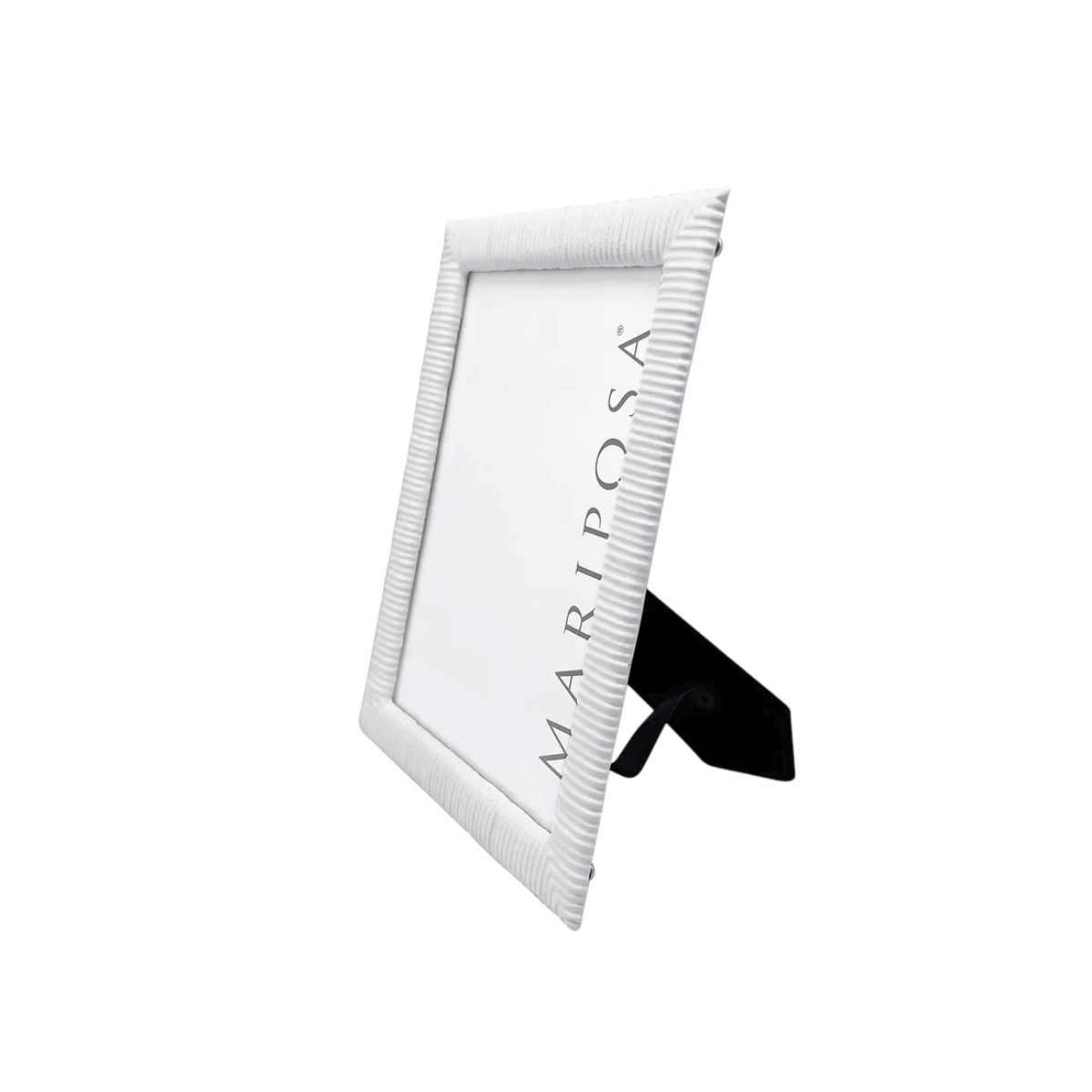 Mariposa White Woven Frame, 5x7
