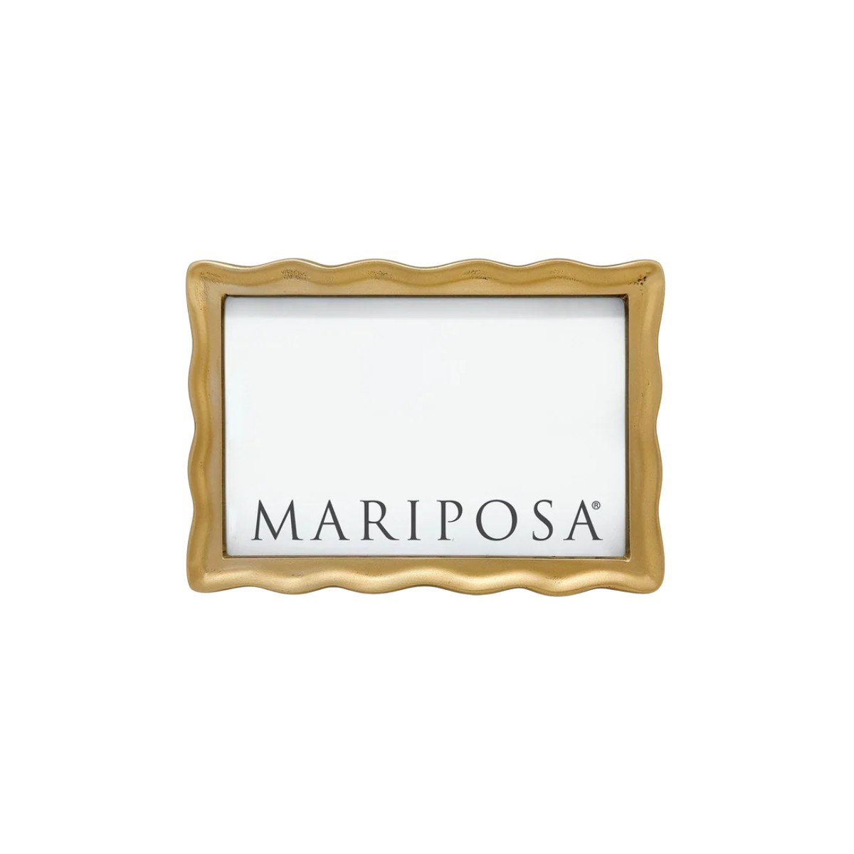 Mariposa Wavy Gold Frame, 4x6