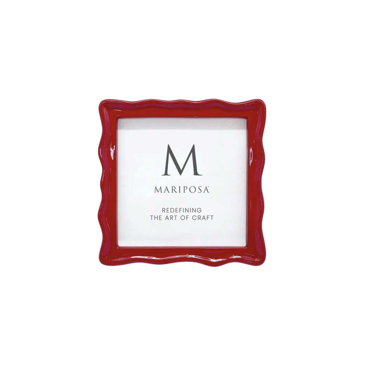 Mariposa Wavy Red Frame, 4x4