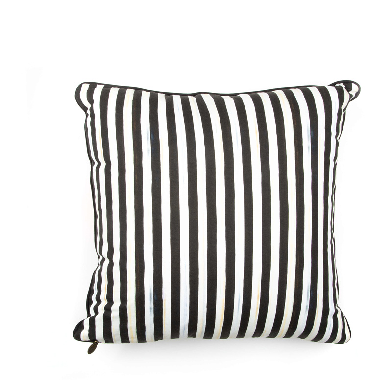 MacKenzie-Childs Courtly Check Sash Pillow, Orange