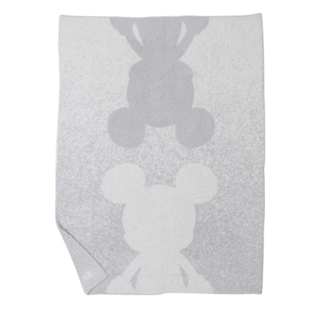 Barefoot Dreams CozyChic Disney Classic Mickey Confetti Throw Blanket, Malibu Mist and Cream