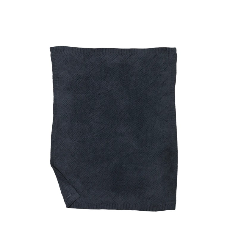 Barefoot Dreams Cozychic Diamond Weave Throw, Slate Blue