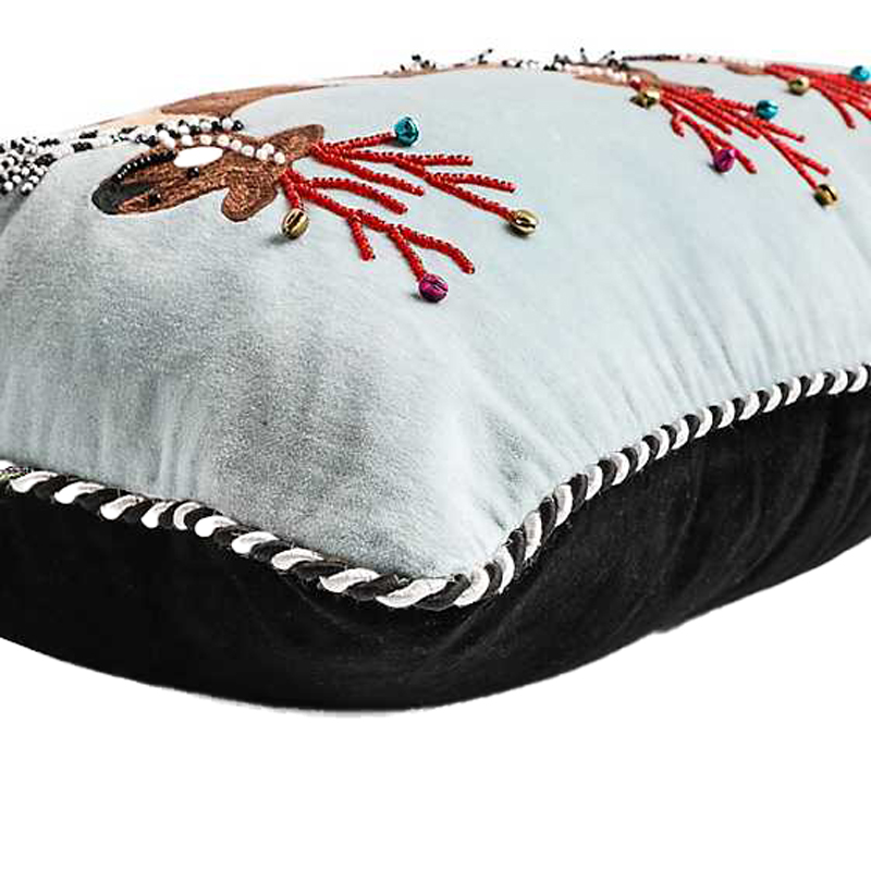 MacKenzie-Childs Reindeer Lumbar Pillow