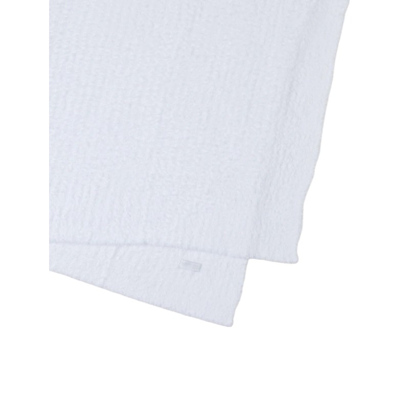 Barefoot Dreams Cozychic Ribbed Throw, White