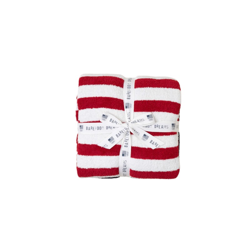 Barefoot Dreams Cozychic Stars and Stripes Throw