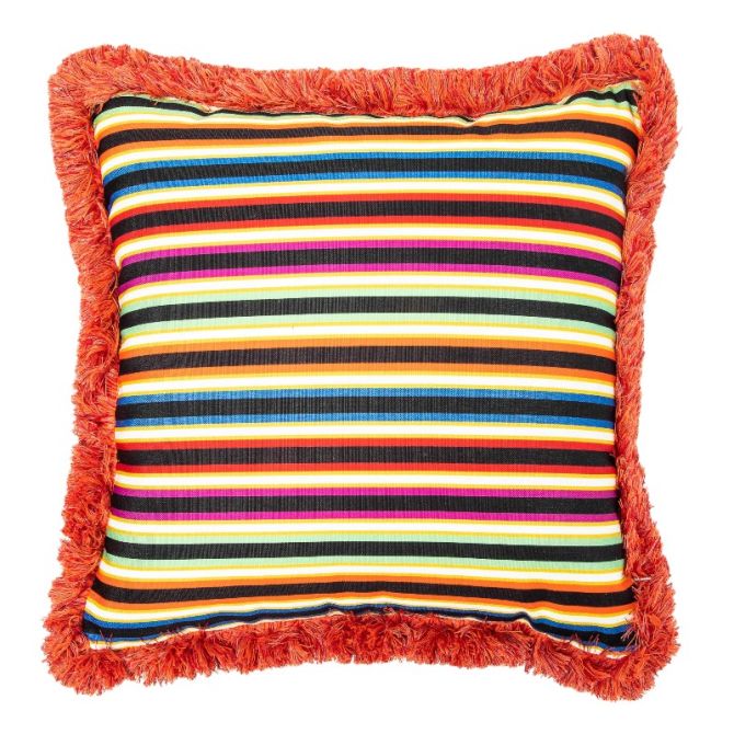 MacKenzie-Childs Avant Garden Outdoor Throw Pillow