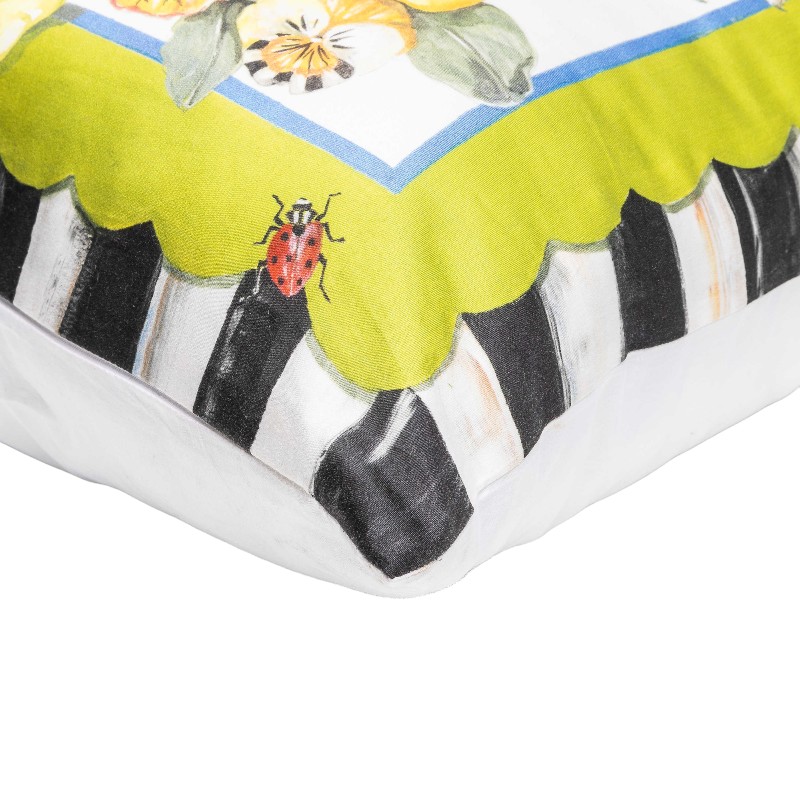 MacKenzie-Childs Sunflower Throw Pillow