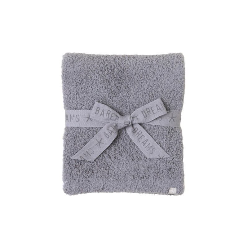 Barefoot Dreams Cozychic Ribbed Throw, Dove Grey
