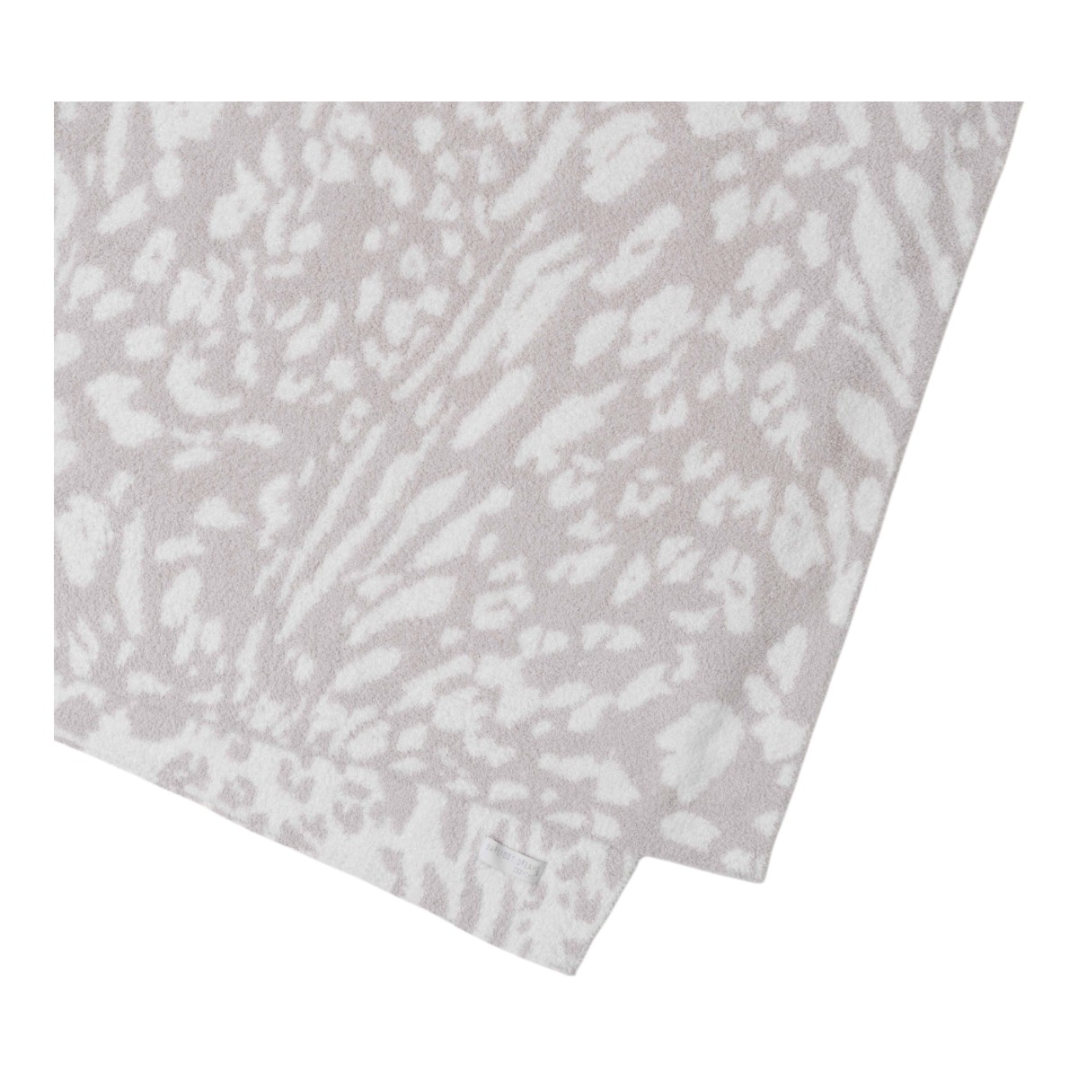 Barefoot Dreams CozyChic Fauna Leopard Throw Blanket, Stone and Cream