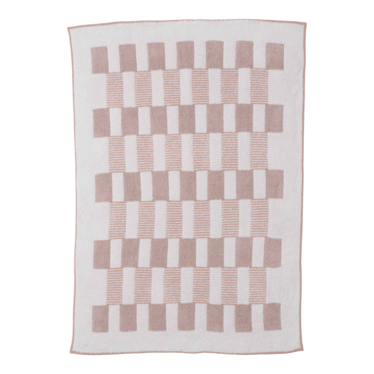 Barefoot Dreams CozyChic Tile Check Throw, Willow