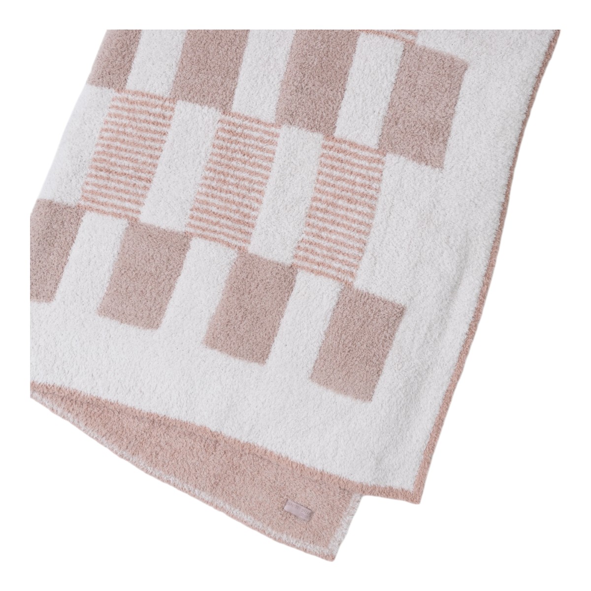 Barefoot Dreams CozyChic Tile Check Throw, Willow