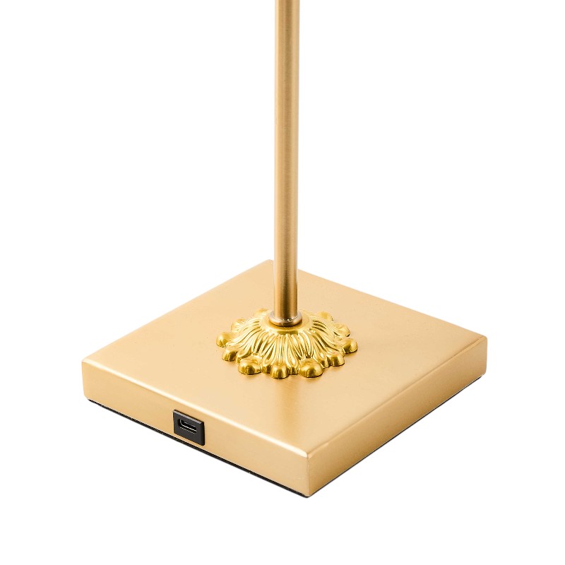 MacKenzie-Childs Royal Check LED Rechargeable Café Table Lamp