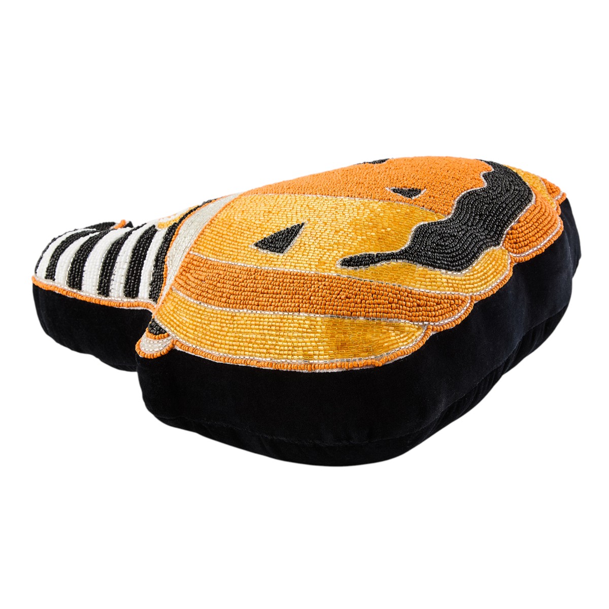 MacKenzie-Childs Happy Jack Pumpkin Shaped Throw Pillow