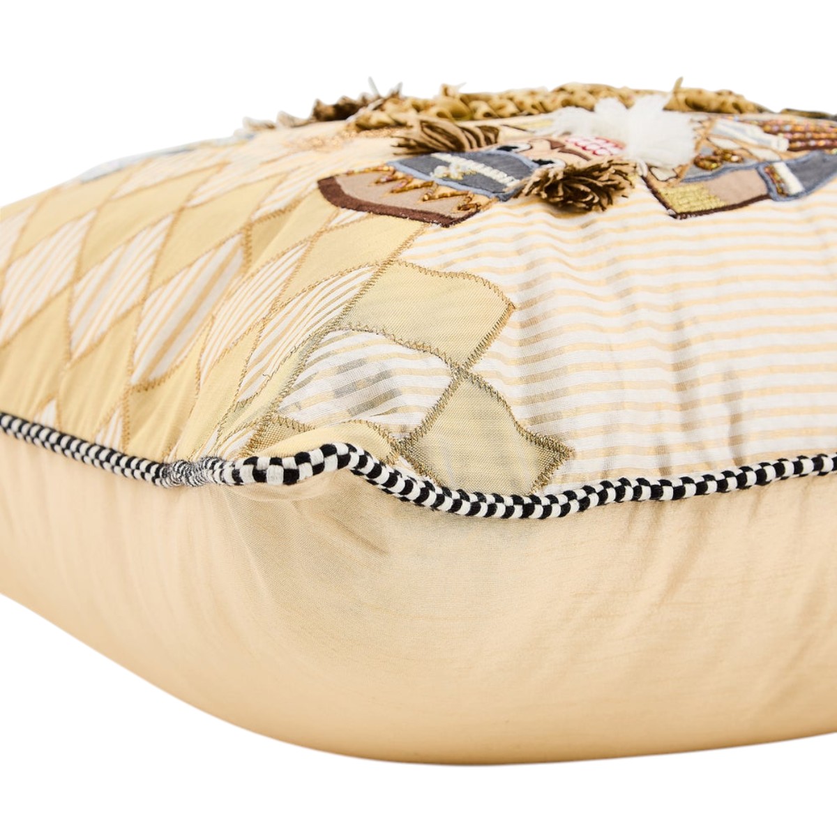 MacKenzie-Childs Glam Up Nutcracker Throw Pillow