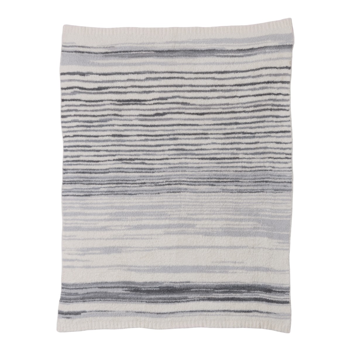 Barefoot Dreams CozyChic Space Dye Throw Blanket, Moonbeam