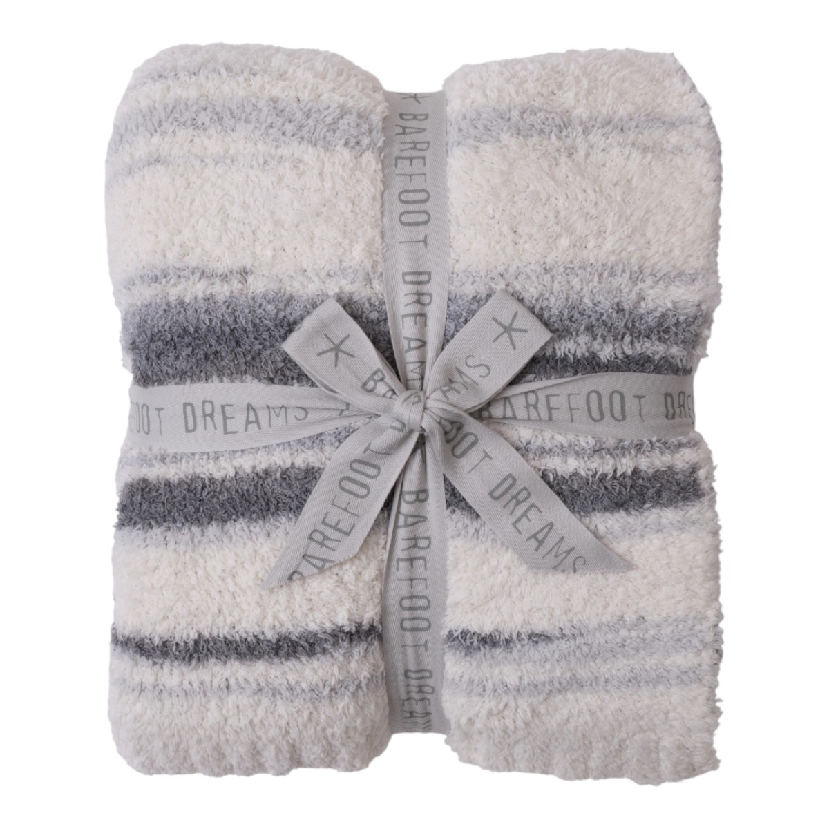 Barefoot Dreams CozyChic Space Dye Throw Blanket, Moonbeam