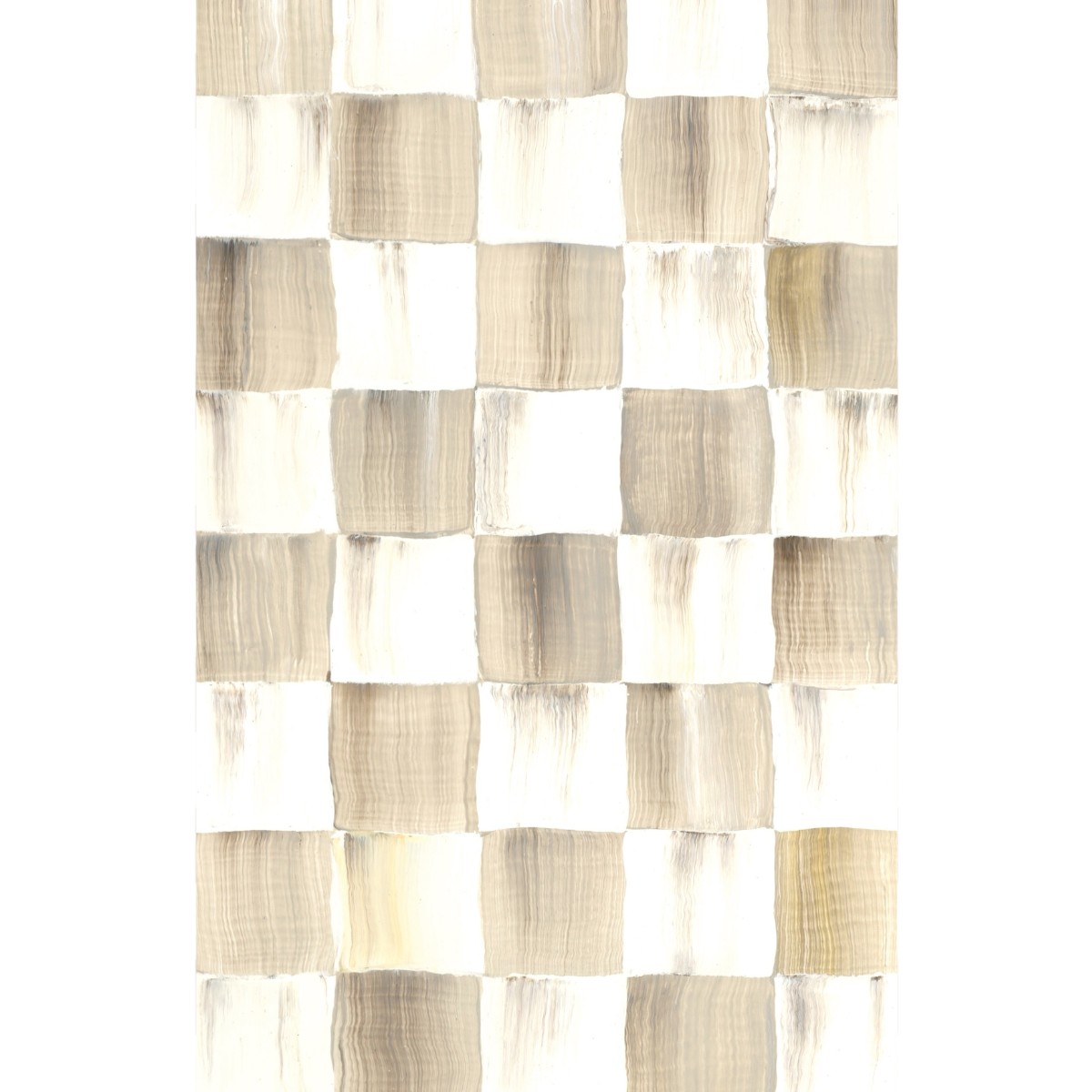 MacKenzie-Childs Mocha Check Washable Rug, 2' x 3'